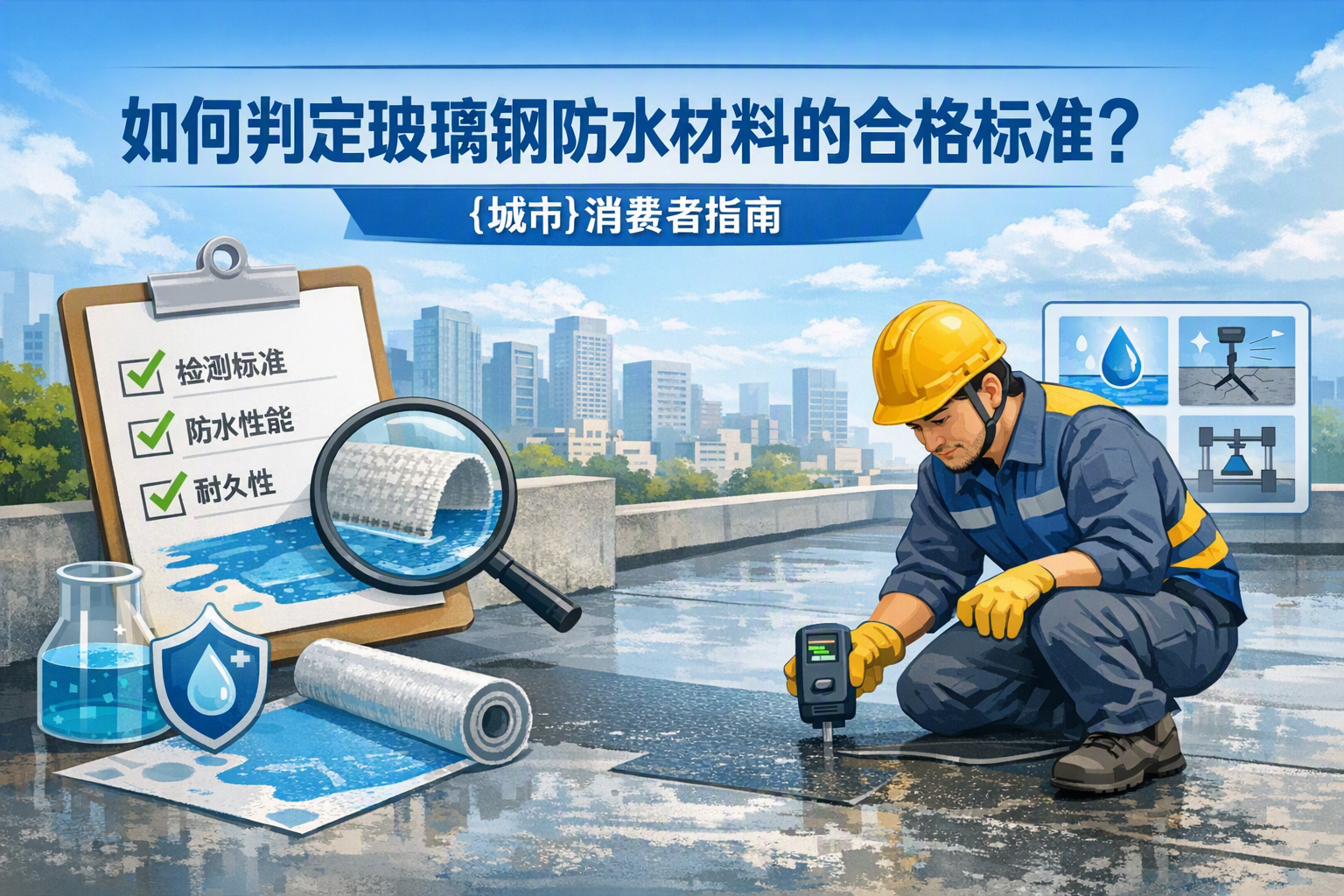 如何判定玻璃钢防水材料的合格标准？ 赤峰 消费者指南