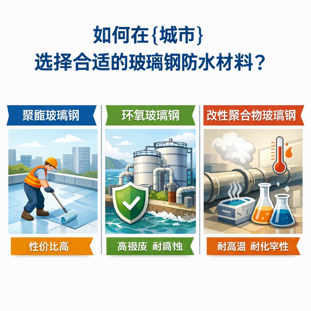 如何在赤峰选择合适的玻璃钢防水材料?