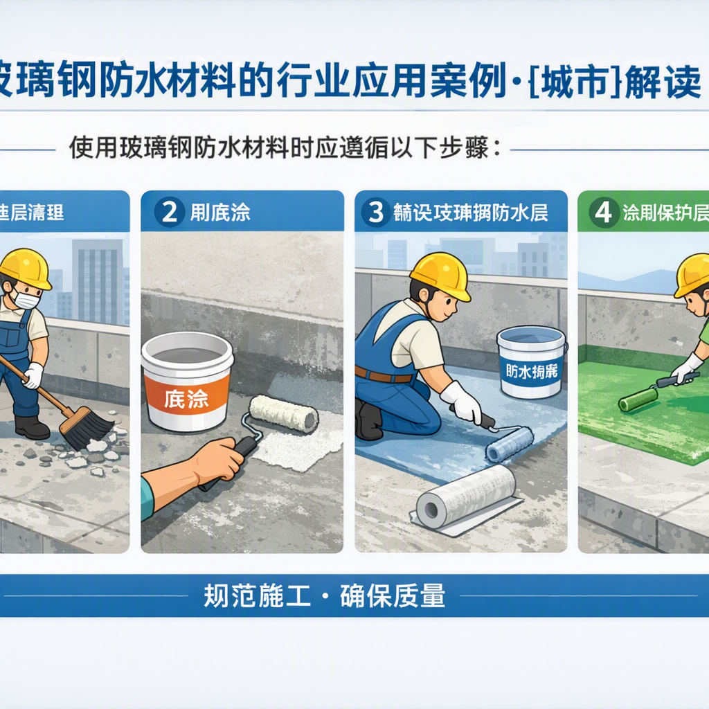 玻璃钢防水材料的行业应用案例,赤峰解读