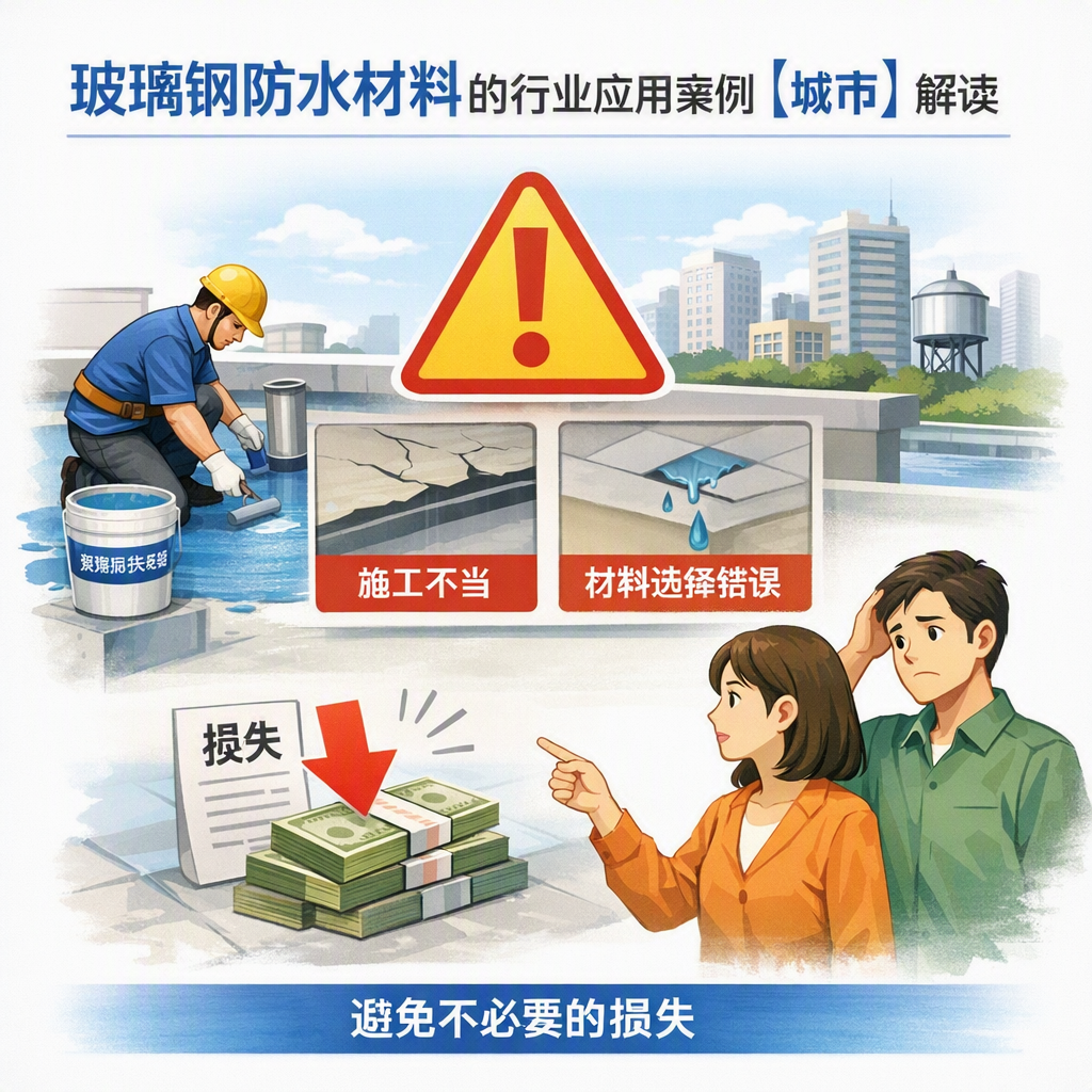 玻璃钢防水材料的行业应用案例,赤峰解读